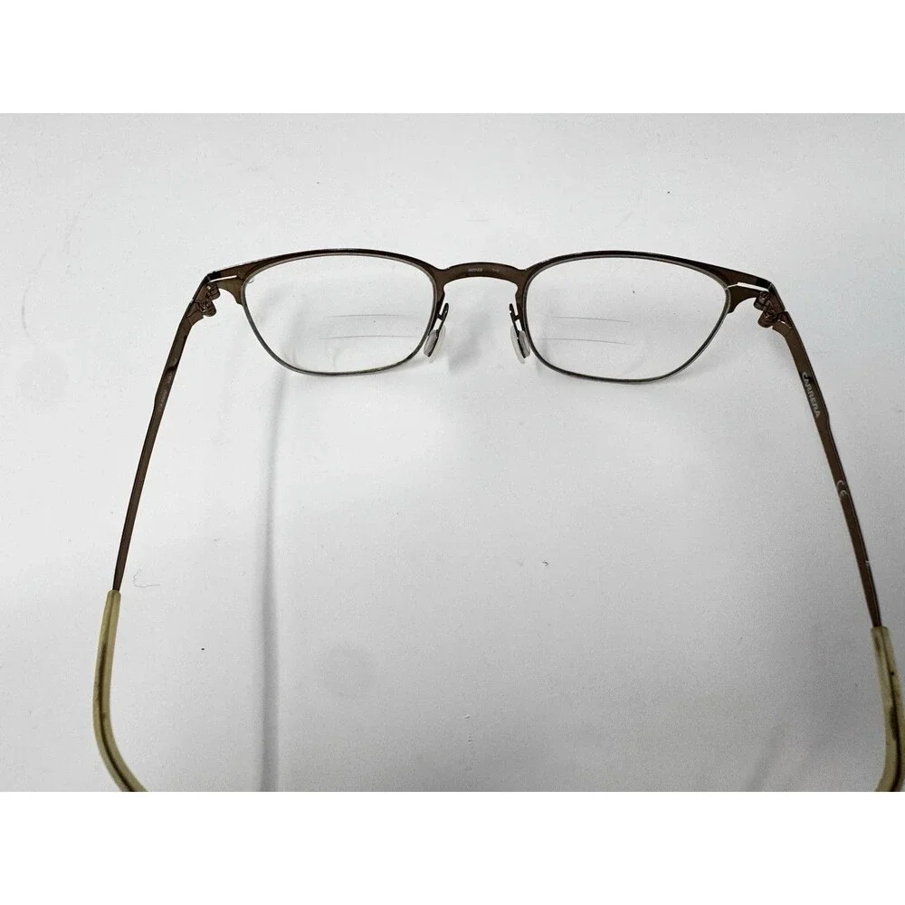 Carrera CA6660 VBJ Black Gold Eyeglass Frames 48-22-145 Authentic